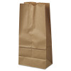 Grocery Paper Bags, 16# Size, 40# Basis Weight, 7.75" x 4.75" x 16", Kraft, 500/Bundle