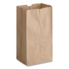 Grocery Paper Bags, 25# Size, 40# Basis Weight, 8.25" x 5.38" x 18", Kraft, 500/Bundle