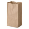 Grocery Paper Bags, 3# Size, 30# Basis Weight, 4.74" x 2.91" x 8.66", Kraft, 500/Bundle