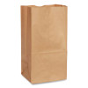Grocery Paper Bags, 3# Size, 30# Basis Weight, 4.74" x 2.91" x 8.66", Kraft, 500/Bundle