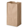 Grocery Paper Bags, 4# Size, 30# Basis Weight, 5" x 3.13" x 9.88", Kraft, 500/Bundle
