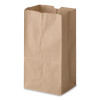 Grocery Paper Bags, 5# Size, 35# Basis Weight, 5.25" x 3.38" x 10.94", Kraft, 500/Bundle