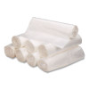Waste Can Liners, 10 Gal, 6 Mic, 24" x 24", Natural, 50 Bags/Roll, 20 Rolls/Carton