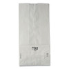Grocery Paper Bags, 10# Size, 35# Basis Weight, 7" x 4.38" x 13.75", White, 500/Bundle