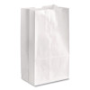 Grocery Paper Bags, 12# Size, 40# Basis Weight, 7" x 4.38" x 13.75", White, 500/Bundle