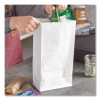 Grocery Paper Bags, 16# Size, 40# Basis Weight, 7.75" x 4.75" x 16", White, 500/Bundle