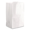 Grocery Paper Bags, 20# Squat Size, 40# Basis Weight, 8.13" x 5.88" x 12.5", White, 500/Bundle