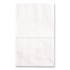 Grocery Paper Bags, 20# Squat Size, 40# Basis Weight, 8.13" x 5.88" x 12.5", White, 500/Bundle