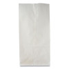 Grocery Paper Bags, 2# Size, 30# Basis Weight, 4.13" x 2.63" x 7.88", White, 500/Bundle