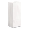 Grocery Paper Bags, 4# Size, 30# Basis Weight, 5" x 3.13" x 9.88", White, 500/Bundle