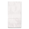 Grocery Paper Bags, 4# Size, 30# Basis Weight, 5" x 3.13" x 9.88", White, 500/Bundle