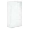 Grocery Paper Bags, 6# Size, 35# Basis Weight, 5.88" x 3.63" x 11", White, 500/Bundle
