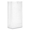 Grocery Paper Bags, 8# Size, 35# Basis Weight, 6" x 3.88" x 12.5", White, 500/Bundle