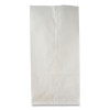 Grocery Paper Bags, 8# Size, 35# Basis Weight, 6" x 3.88" x 12.5", White, 500/Bundle