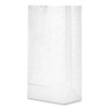 Grocery Paper Bags, 8# Size, 35# Basis Weight, 6" x 3.88" x 12.5", White, 500/Bundle