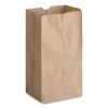 Grocery Paper Bags, 25# Squat Size, Extra-Heavy-Duty, 60# Basis Weight, 8.25" x 5.25" x 16.13", Kraft, 500/Bundle