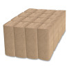Select Folded Paper Towels, Single-Fold, 1-Ply, 9 x 9.45, Natural Brown, 250/Pack, 16 Packs/Carton