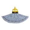 Invader Fiberglass Side-Gate Wet-Mop Handle, 60", Gray/Yellow