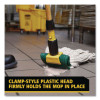 Gripper Hardwood Mop Handle, 1.13" Dia x 60", Natural/Yellow