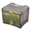 Venue Napkin Dispenser With Advertising Inset, 6.5 x 6.13 x 6.9, Black
