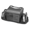 Venue Napkin Dispenser With Advertising Inset, 6.5 x 6.13 x 6.9, Black