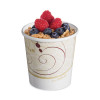 Flexstyle Double Poly Paper Containers, 16 Oz, Symphony Design, Paper, 25/Pack, 20 Packs/Carton