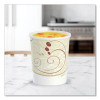 Flexstyle Double Poly Paper Containers, 32 Oz, Symphony Design, Paper, 25/Pack, 20 Packs/Carton