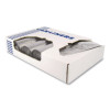 Linear Low-Density Can Liners, 45 Gal, 1.7 Mil, 39" X 46", Silver, 50/Carton