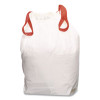 Drawstring Kitchen Bags, 13 Gal, 24" x 27.38", White, 50/Box