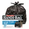 Super Value Pack Can Liners, 30 Gal, 0.65 Mil, 30" x 33", Black, 60/Box