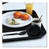 Hot Cup Lids, Fits 8 Oz Hot Cup, Plastic, Black, 1,000/Carton