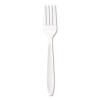 Impress Heavyweight Full-Length Polystyrene Cutlery, Fork, Plastic, White, 1,000/Carton