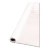 Table Set Plastic Banquet Roll, Table Cover, 40" X 100 Ft, White