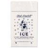 Ice Bags With Twist-Ties, Ice: Penguin Icon Labeling, 10 Lb Capacity, 12" x 21", Clear, 1,000/Carton