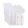 Flexstyle Double Poly Food Combo Packs, 16 Oz, White, Paper, 25/Pack, 10 Packs/Carton