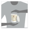 Flexstyle Double Poly Food Combo Packs, 32 Oz, Symphony, Paper, 25 Cups And 25 Lids/Pack, 10 Packs/Carton