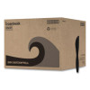 Heavyweight Polypropylene Cutlery, Knife, Plastic, Black, 1,000/Carton