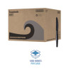Heavyweight Wrapped Polypropylene Cutlery, Knife, Plastic, Black, 1,000/Carton