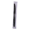 Heavyweight Wrapped Polypropylene Cutlery, Knife, Plastic, Black, 1,000/Carton