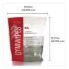 Antibacterial Gym Wipes Refill, 1-Ply, 6 x 8, Unscented, White, 700 Wipes/Pack, 4 Packs/Carton