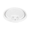 Lift Back And Lock Tab Lids For Paper Cups, Fits 10 Oz To 24 Oz Hot Cups, Plastic, White, 100/Sleeve, 10 Sleeves/Carton