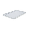 Aluminum Steam Table Pan Lids, Fits Full-Size Deep Pan, 380 Gauge, 0.63" Deep, 12.88 x 20.81, 50/Carton