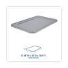 Aluminum Steam Table Pan Lids, Fits Full-Size Deep Pan, 380 Gauge, 0.63" Deep, 12.88 x 20.81, 50/Carton