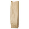 Liquor-Takeout Quart-Sized Paper Bags, Quart Size, 35# Basis Weight, 4.25" x 2.5" x 16", Kraft, 500/Bundle