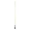 Snap-On Hardwood Dust Mop Handle, 1.5" Dia x 60", Natural