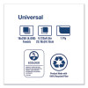 Universal Multifold Hand Towel, 1-Ply, 9.13 x 9.5, White, 250/Pack,16 Packs/Carton