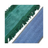 Microfiber Cleaning Kit, 18" Blue/Green Microfiber Head, 35" To 60" Gray Aluminum Handle