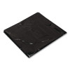 Low-Density Can Liners, 10 Gal, 1 Mil, 24" x 23", Black, Flat Pack, 500/Carton