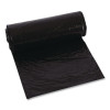 Low-Density Can Liners, 20 Gal, 1.25 Mil, 30" x 36", Black, Flat Pack, 100/Carton