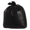 Low-Density Can Liners, 33 Gal, 1.25 Mil, 33" x 39", Black, Flat Pack, 100/Carton